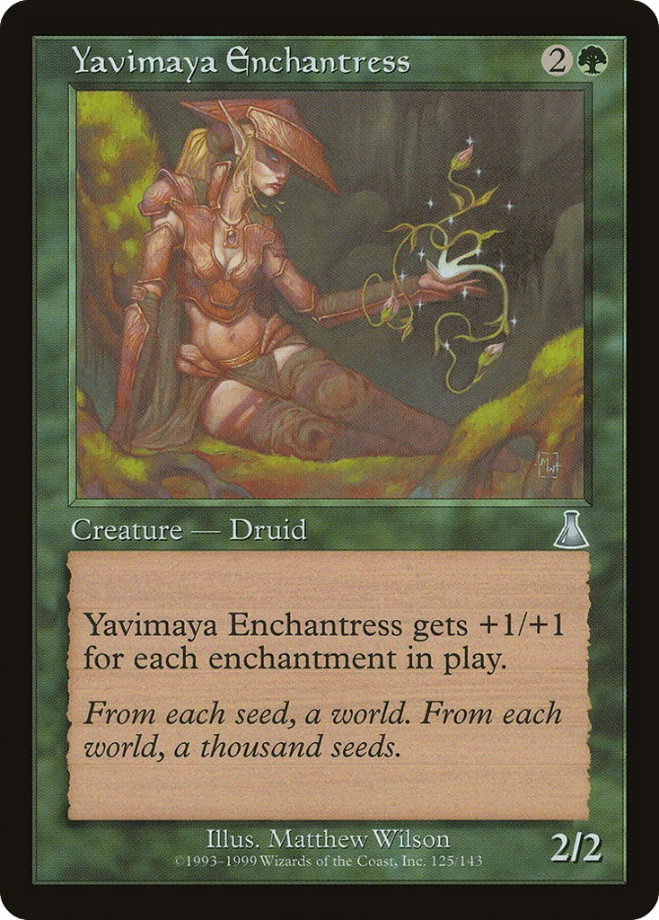 Yavimaya Enchantress · Urza's Destiny