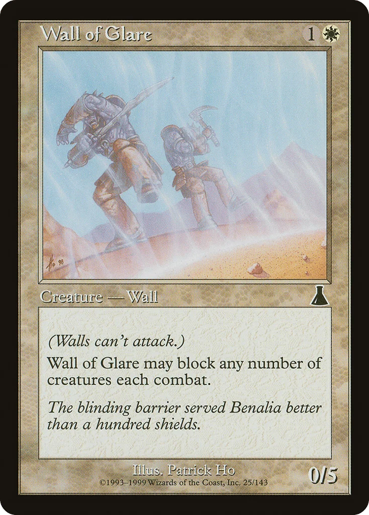 Wall of Glare · Urza's Destiny