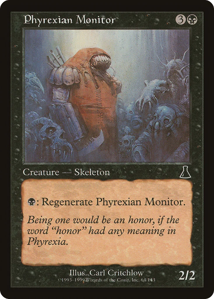 Phyrexian Monitor · Urza's Destiny