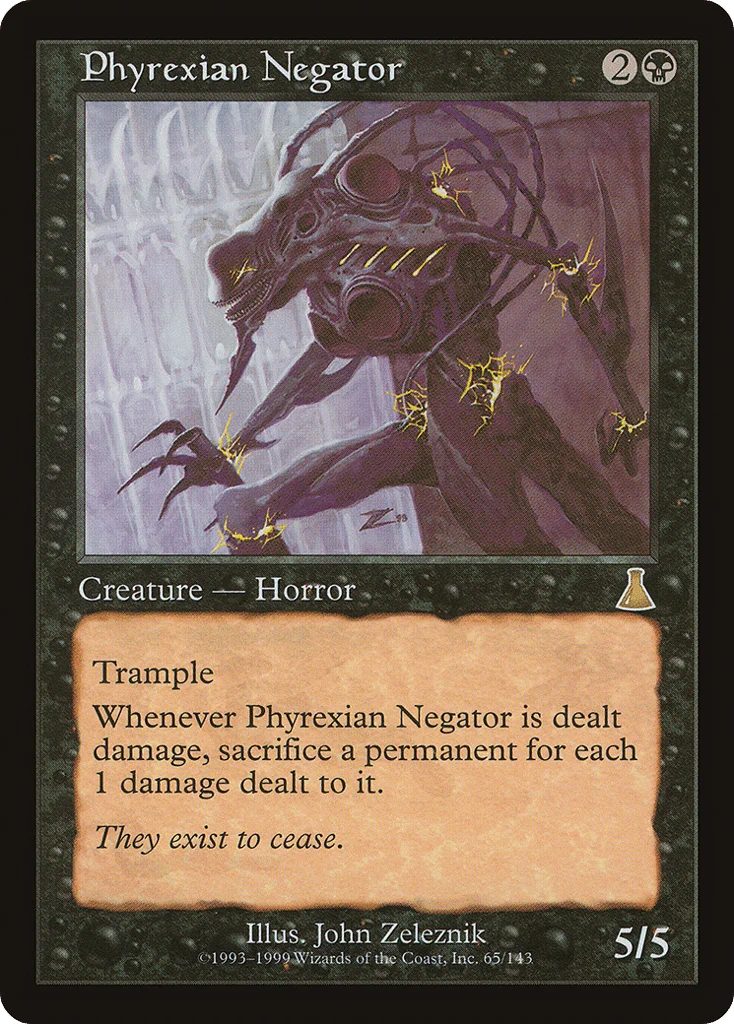 Phyrexian Negator · Urza's Destiny
