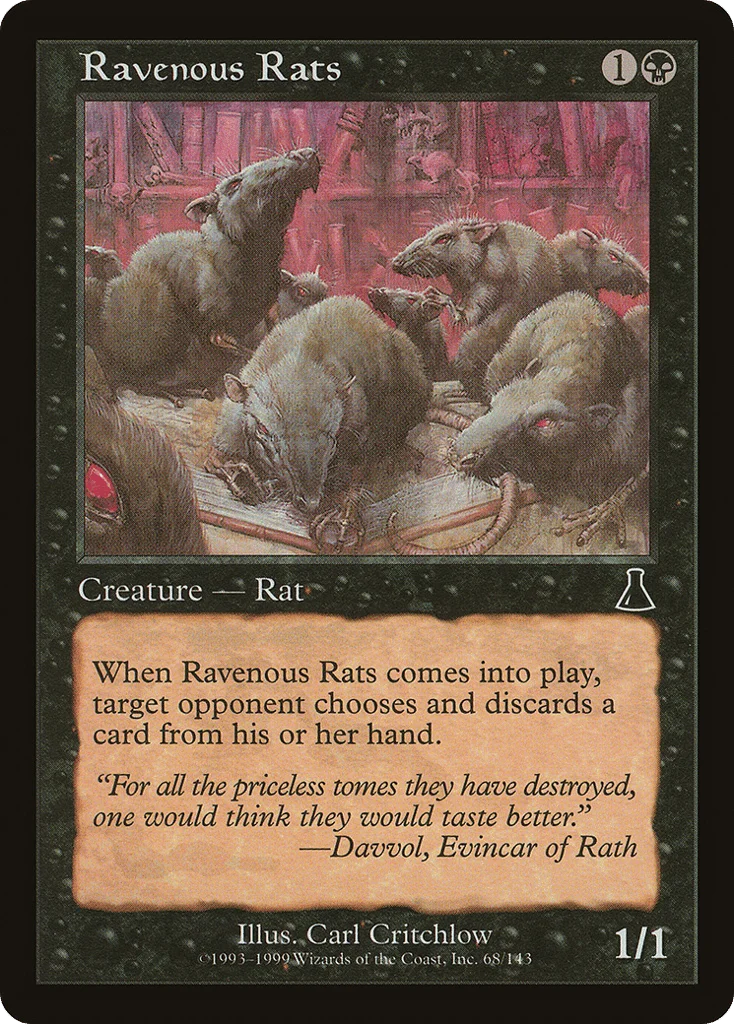 Ravenous Rats · Urza's Destiny