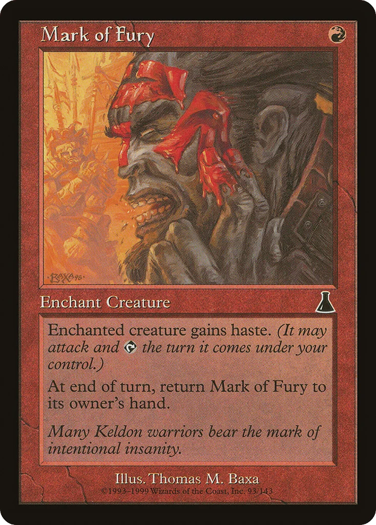 Mark of Fury · Urza's Destiny