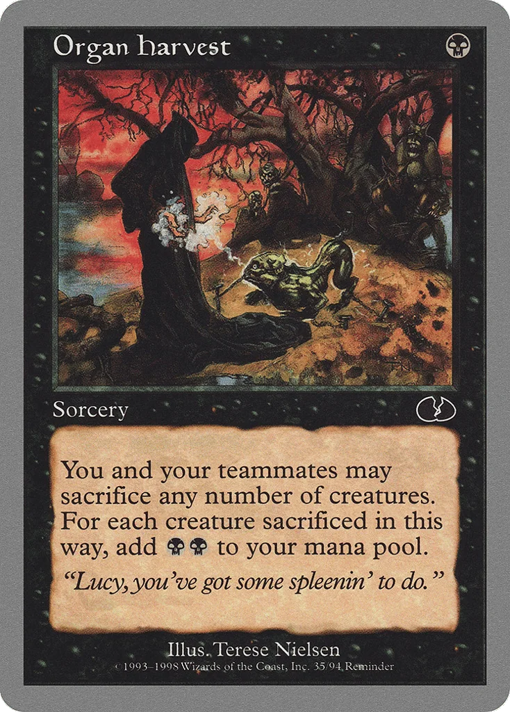 Organ Harvest · Unglued