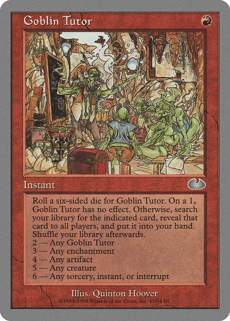 Goblin Tutor · Unglued