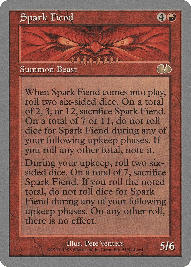Spark Fiend · Unglued