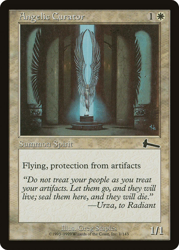 Angelic Curator · Urza's Legacy