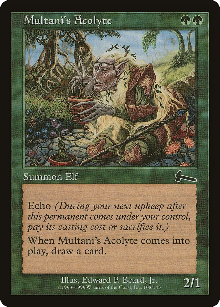 Multani's Acolyte · Urza's Legacy