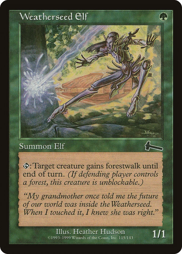 Weatherseed Elf · Urza's Legacy