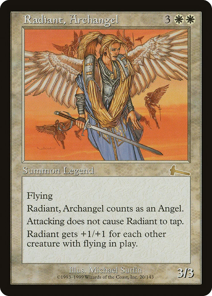 Radiant, Archangel · Urza's Legacy