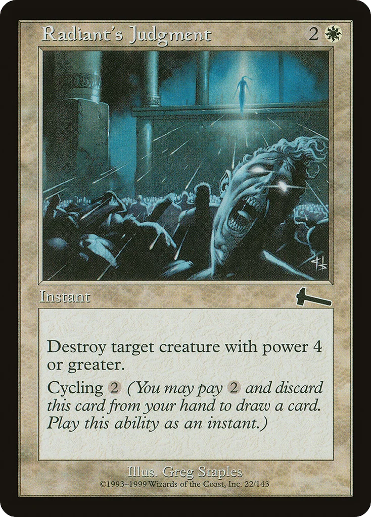 Radiant's Judgment · Urza's Legacy