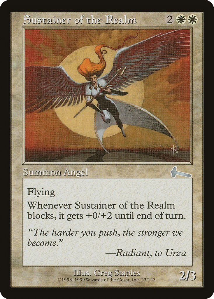 Sustainer of the Realm · Urza's Legacy