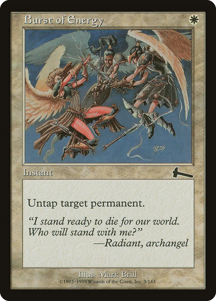 Burst of Energy · Urza's Legacy
