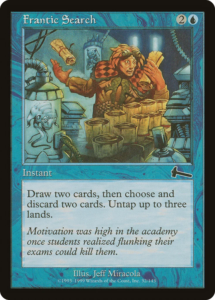 Frantic Search · Urza's Legacy