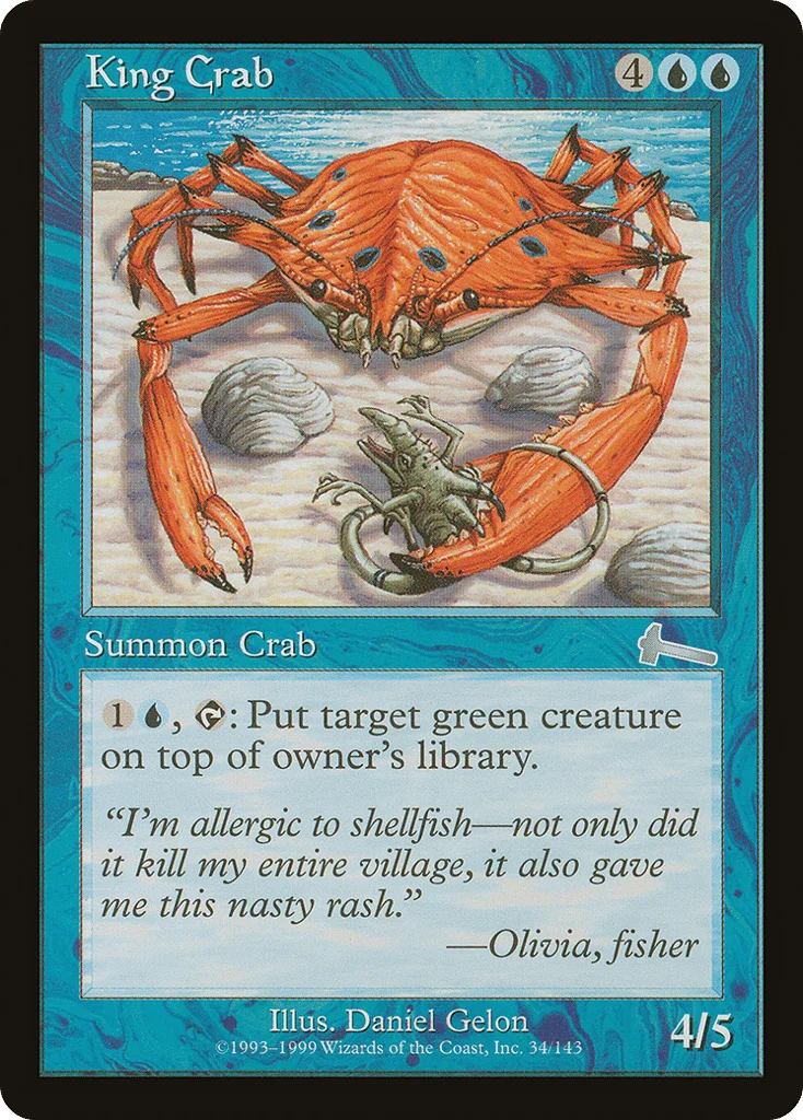 King Crab · Urza's Legacy