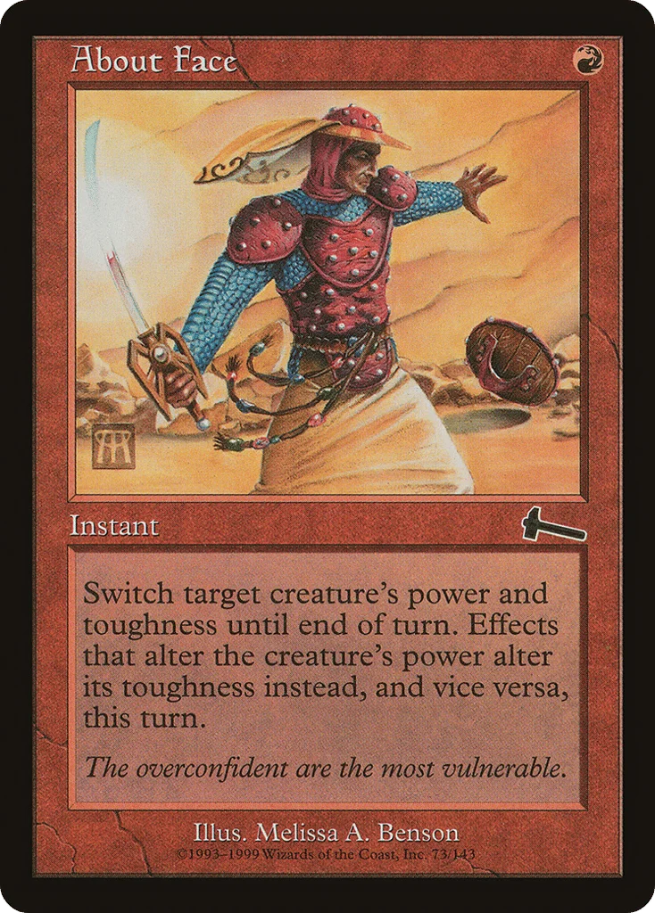 About Face · Urza's Legacy
