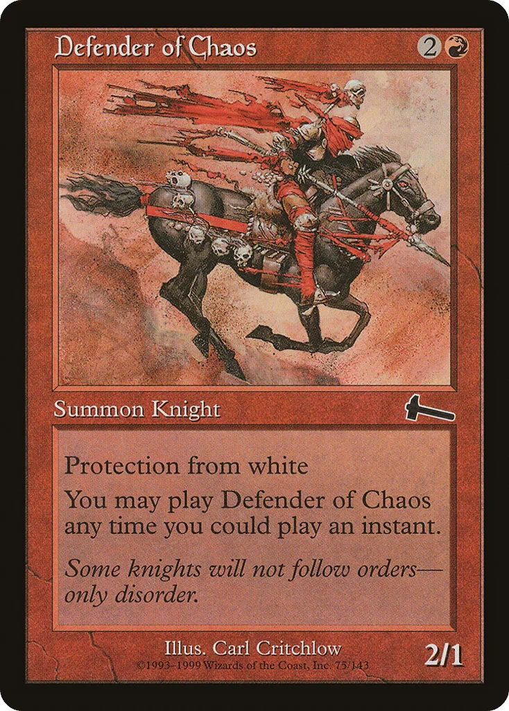Defender of Chaos · Urza's Legacy