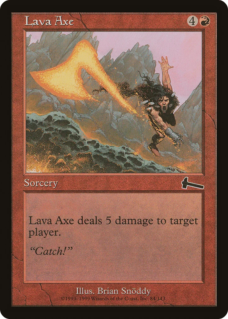 Lava Axe · Urza's Legacy