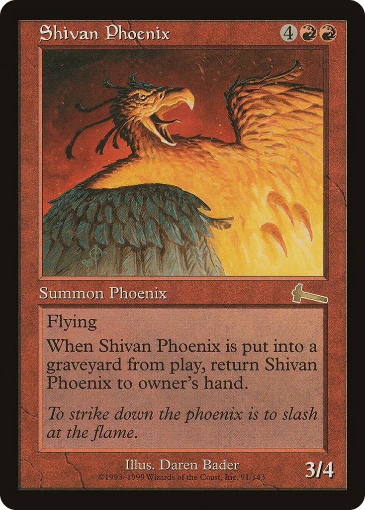 Shivan Phoenix · Urza's Legacy