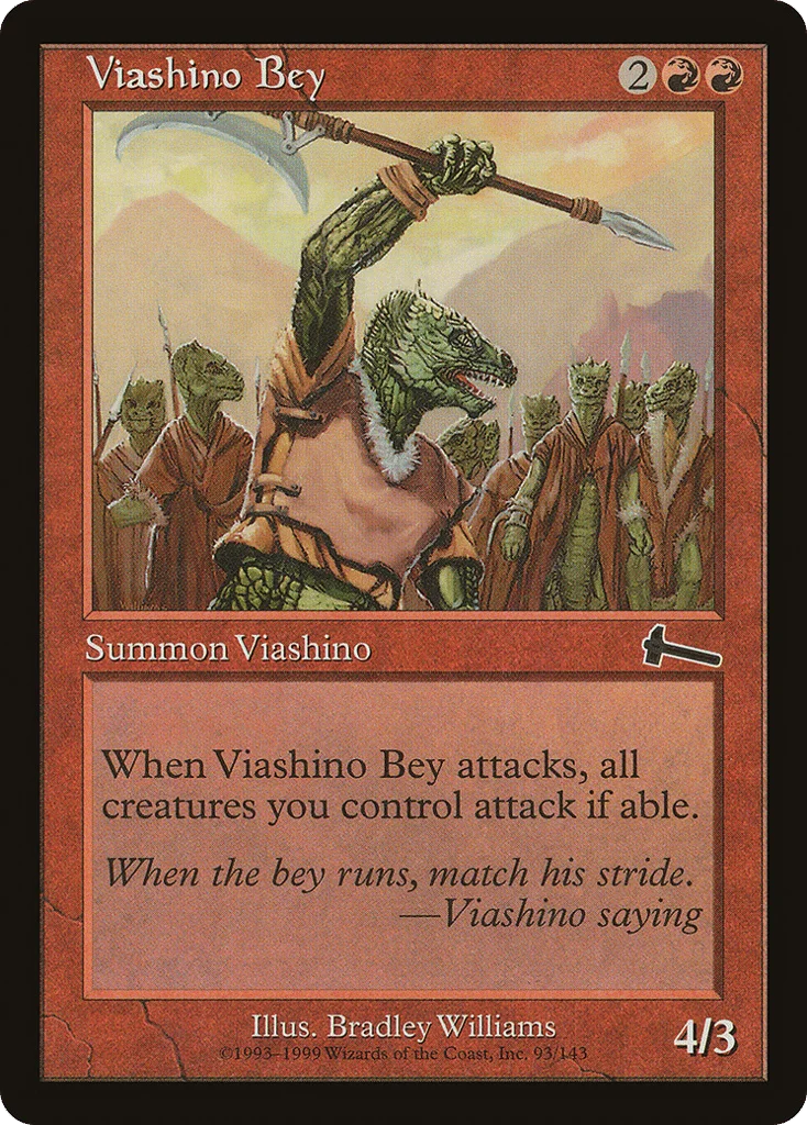 Viashino Bey · Urza's Legacy