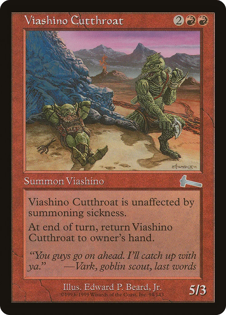 Viashino Cutthroat · Urza's Legacy