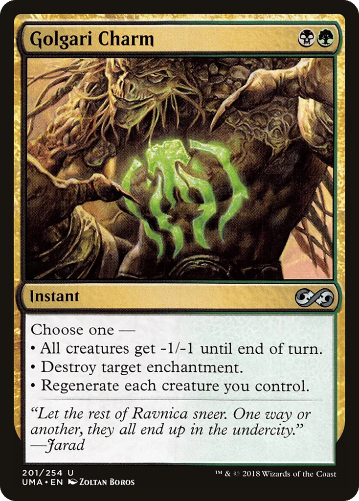 Golgari Charm · Ultimate Masters