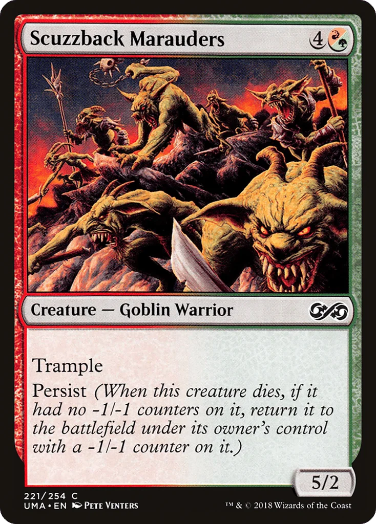 Scuzzback Marauders · Ultimate Masters