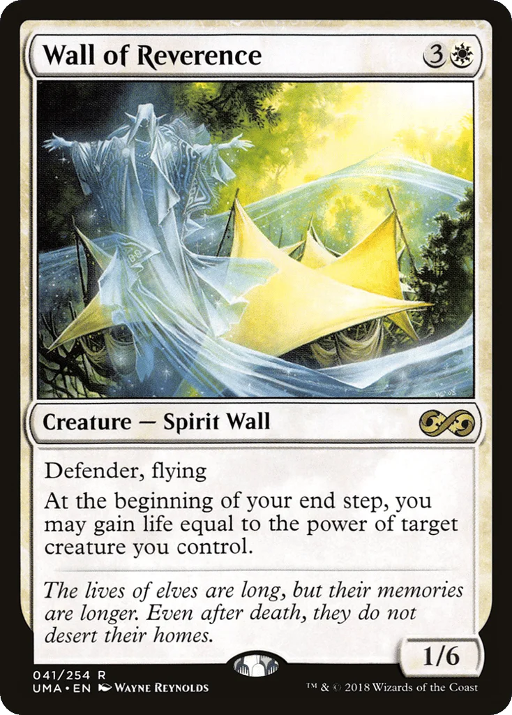 Wall of Reverence · Ultimate Masters