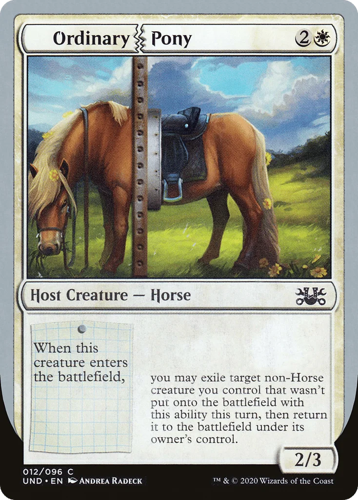 Ordinary Pony · Unsanctioned