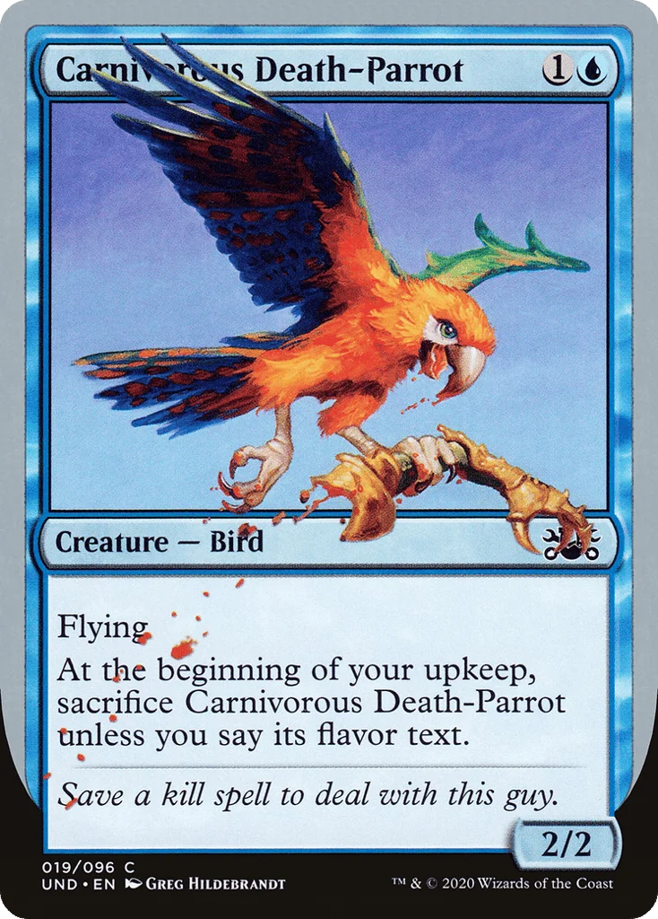 Carnivorous Death-Parrot · Unsanctioned