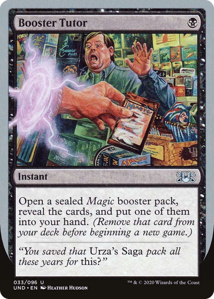 Booster Tutor · Unsanctioned