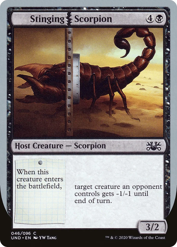 Stinging Scorpion · Unsanctioned