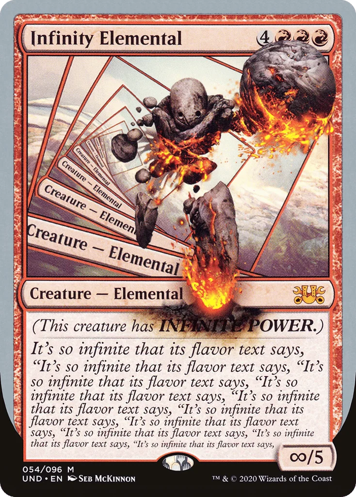 Infinity Elemental · Unsanctioned