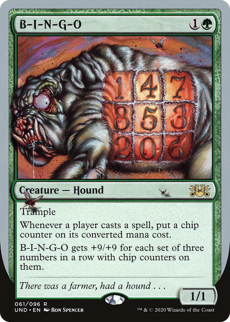 B-I-N-G-O · Unsanctioned