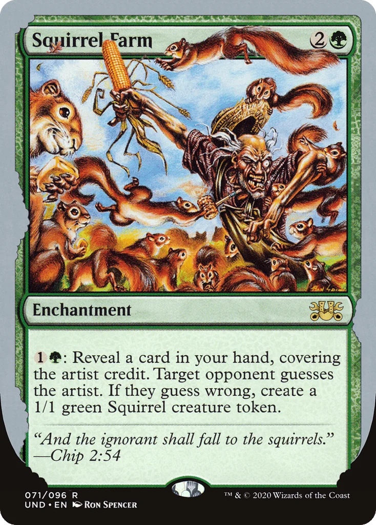 Squirrel Farm · Unsanctioned