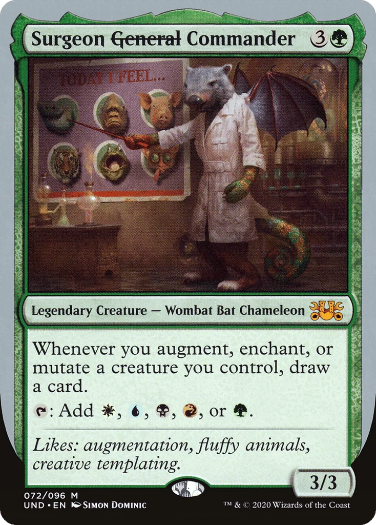 Surgeon General Commander · Unsanctioned