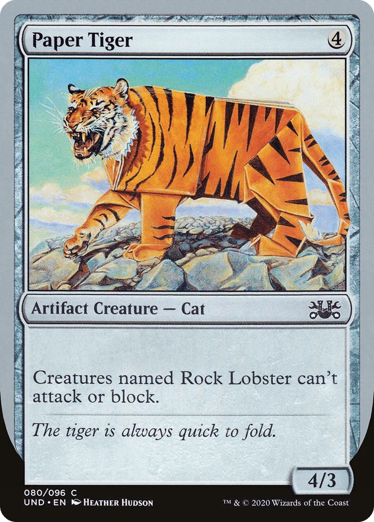 Paper Tiger · Unsanctioned