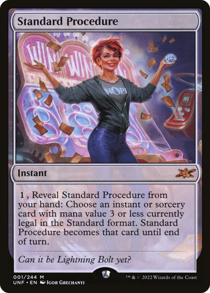 Standard Procedure · Unfinity