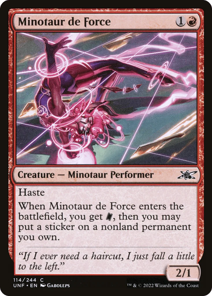 Minotaur de Force · Unfinity