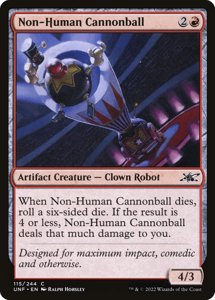 Non-Human Cannonball · Unfinity