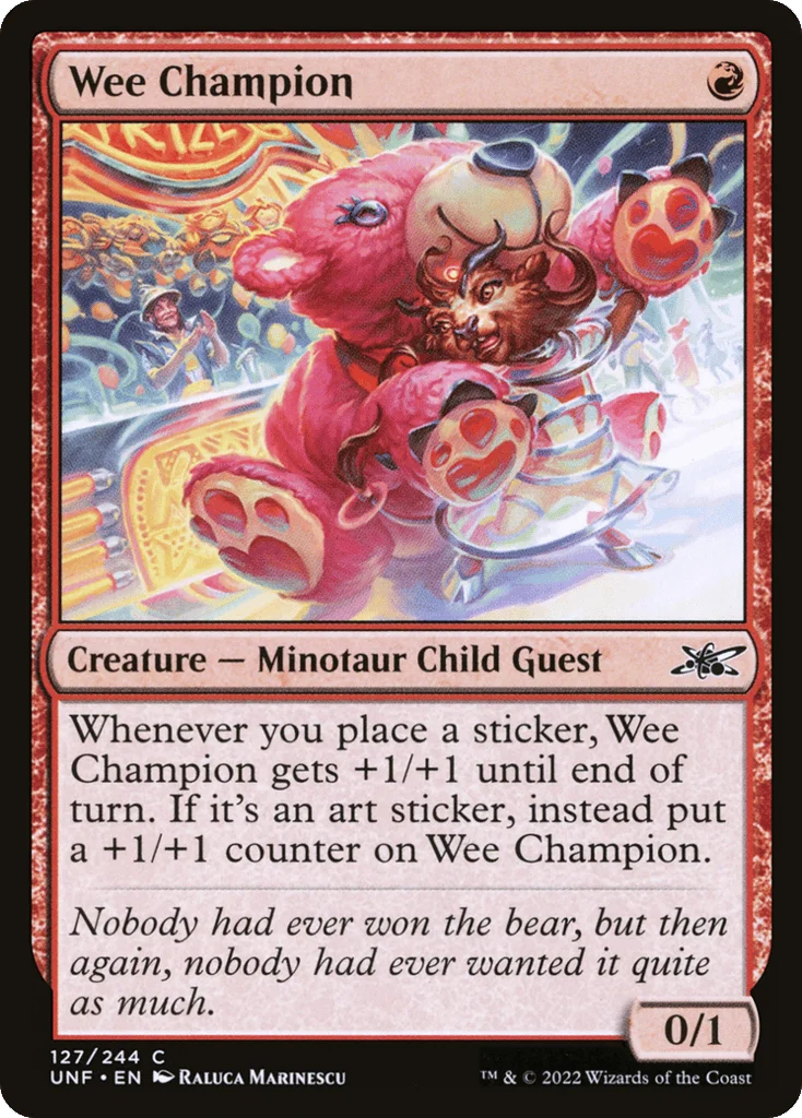 Wee Champion · Unfinity