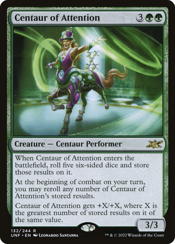 Centaur of Attention · Unfinity