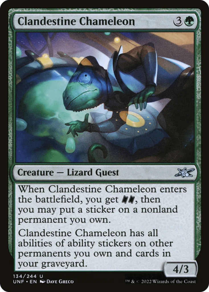 Clandestine Chameleon · Unfinity
