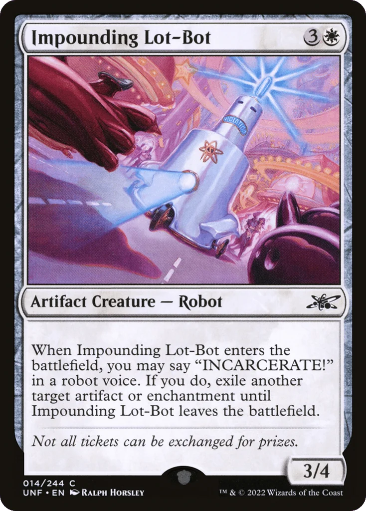 Impounding Lot-Bot · Unfinity