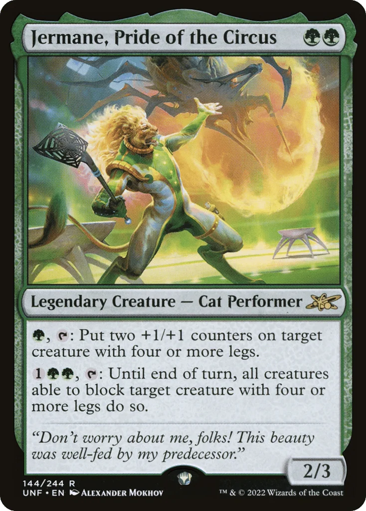 Jermane, Pride of the Circus · Unfinity