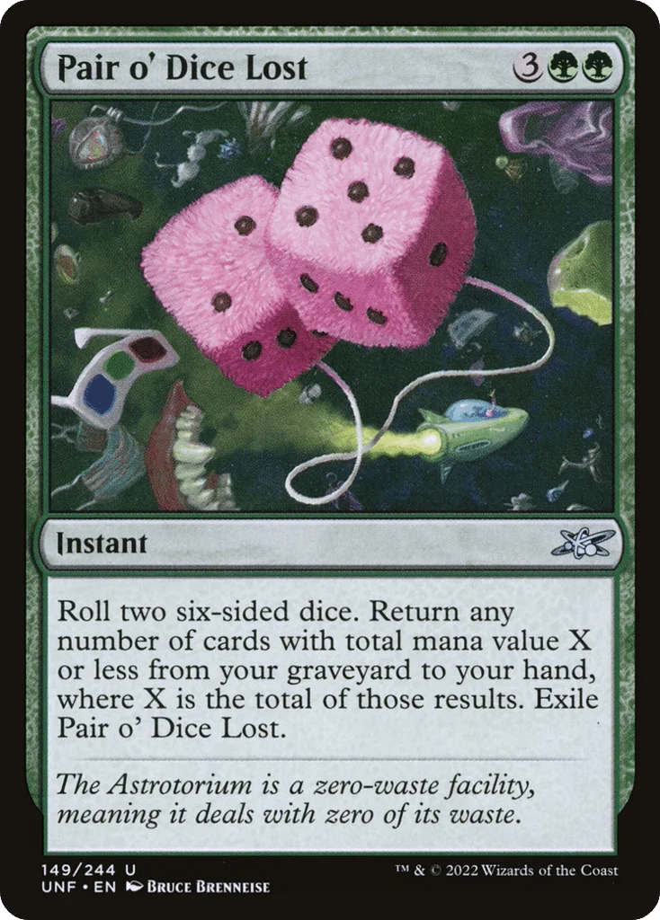 Pair o' Dice Lost · Unfinity