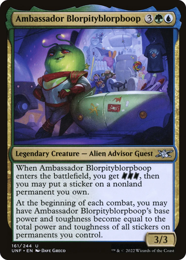 Ambassador Blorpityblorpboop · Unfinity