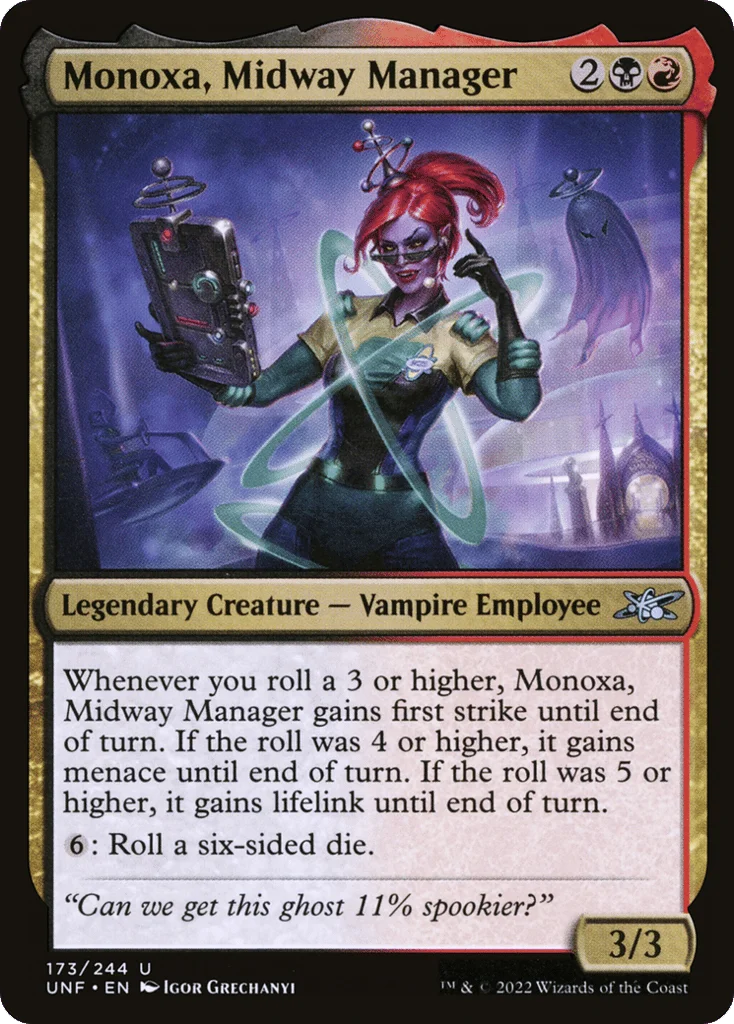 Monoxa, Midway Manager · Unfinity