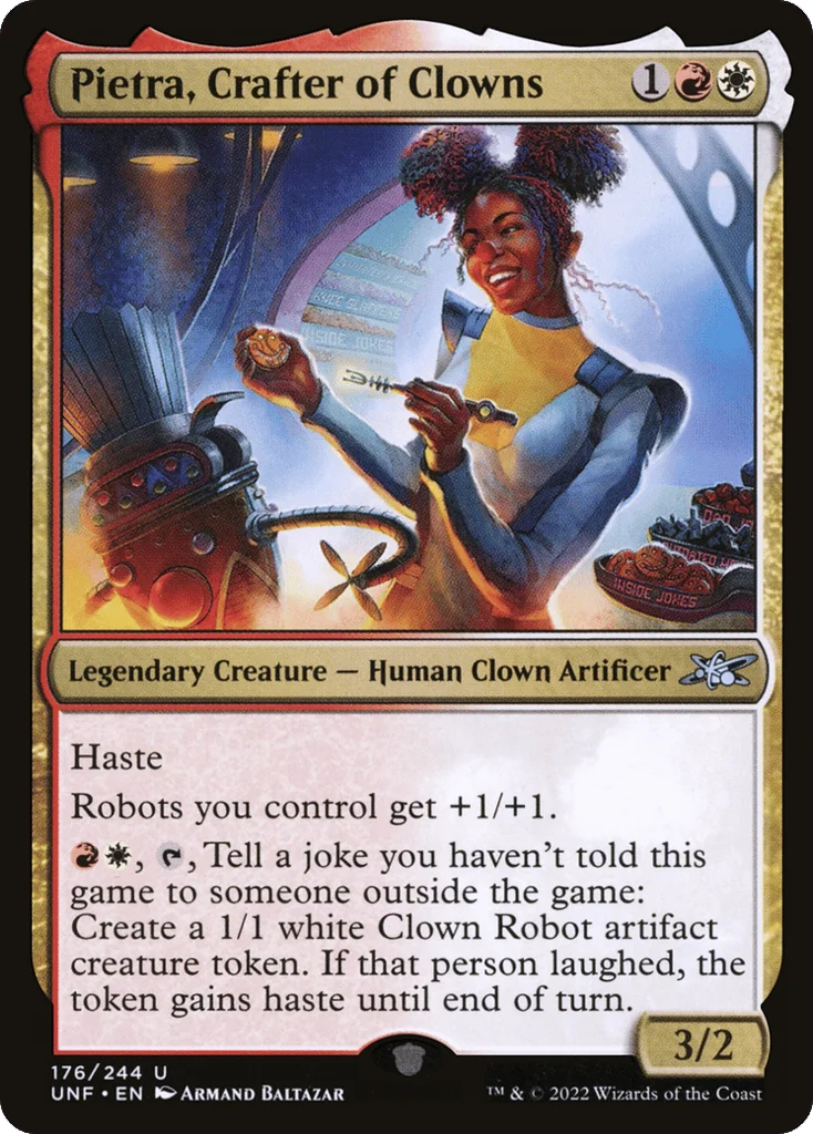 Pietra, Crafter of Clowns · Unfinity
