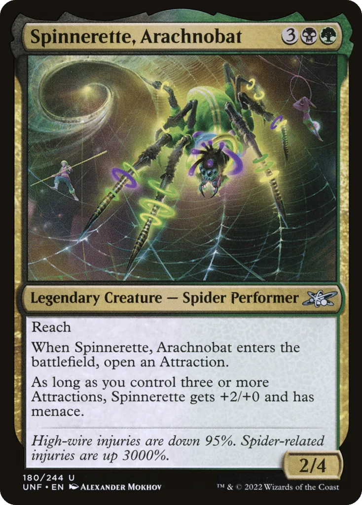 Spinnerette, Arachnobat · Unfinity
