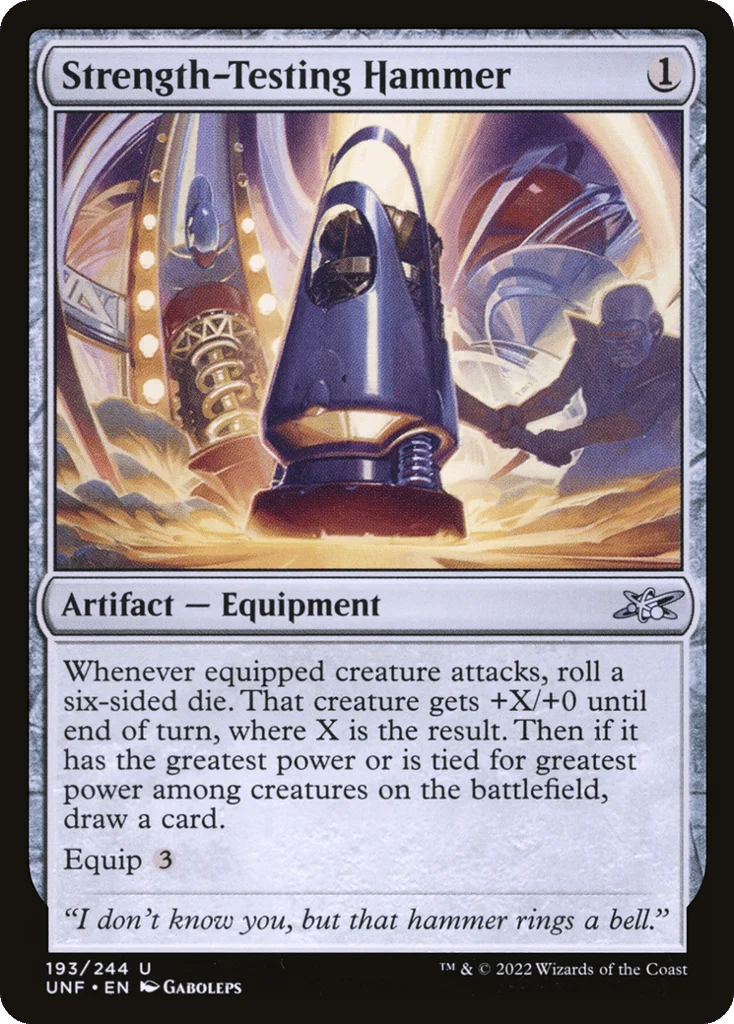 Strength-Testing Hammer · Unfinity